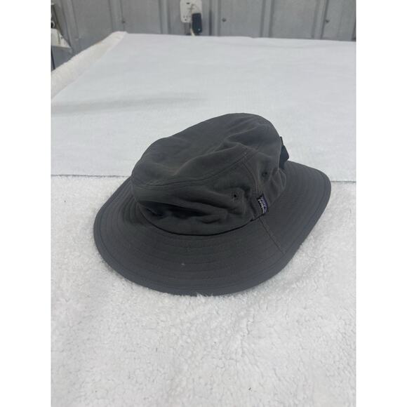 Patagonia Boonie Bucket Hat Adult Medium Gray Nylon Cap Outdoors Hiking Camping - Picture 5 of 7